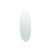 PTMD Serine White Steel Oval Mirror Small