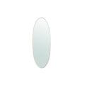 PTMD Serine White Steel Oval Mirror Small