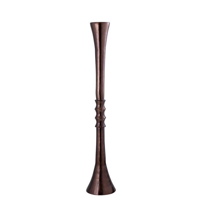 PTMD Moy Bronze Casted Alu Big Candleholder Round L