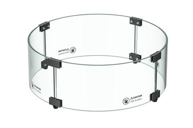 Glasombouw rond 45 cm geschikt voor Gofire inbouwbranders