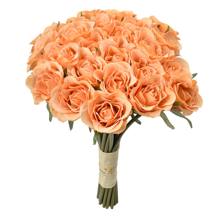 Clayre & Eef Kunstbloem 30 cm Oranje Kunststof