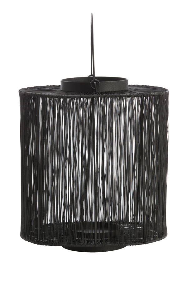 Light & Living Light&living Windlicht 28x20x30 cm BANJO zwart