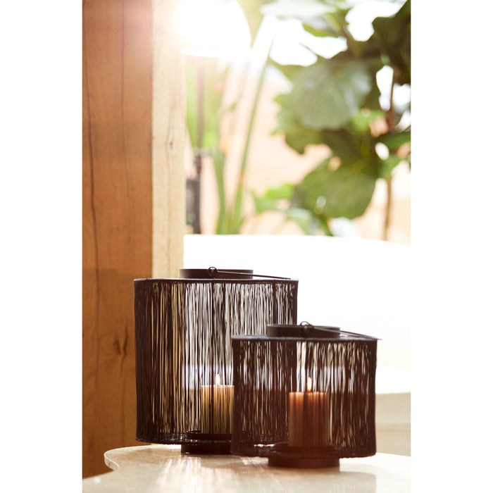 Light & Living Light&living Windlicht 28x20x30 cm BANJO zwart