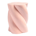&k amsterdam Pillar Marshmallow Bijzettafel H 40 cm - Roze