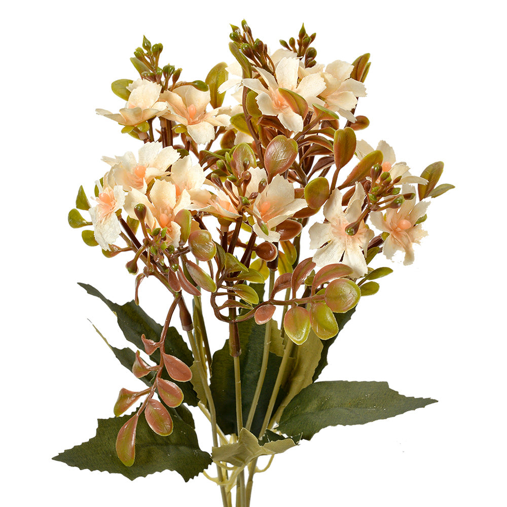 Clayre & Eef Kunstbloem 33 cm Geel Kunststof