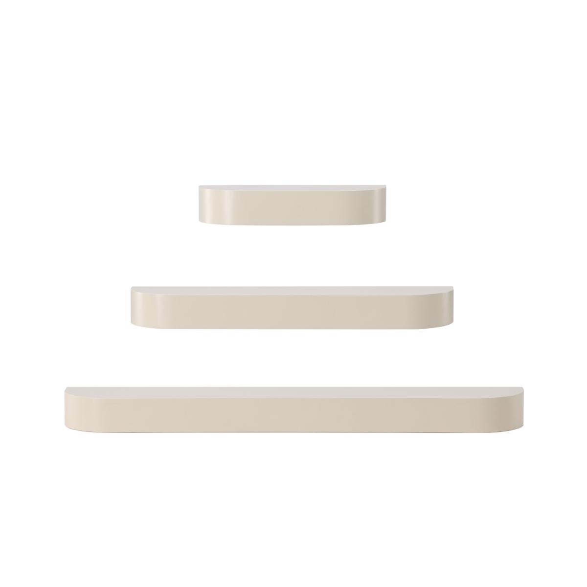 Svea - Rocco wanplanken - set van 3 - beige