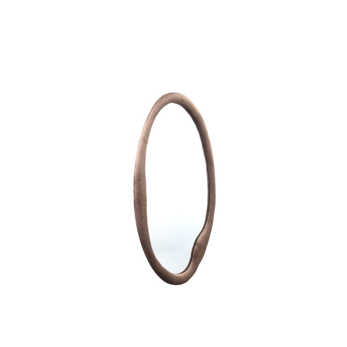 PTMD Don Brown Velvet Mirror Organic Oval S