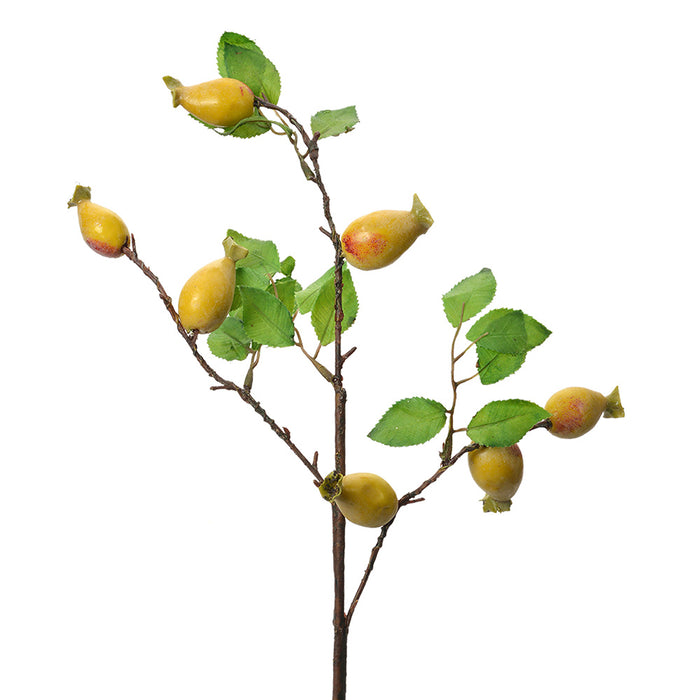 Clayre & Eef Kunstbloem 50 cm Geel Kunststof