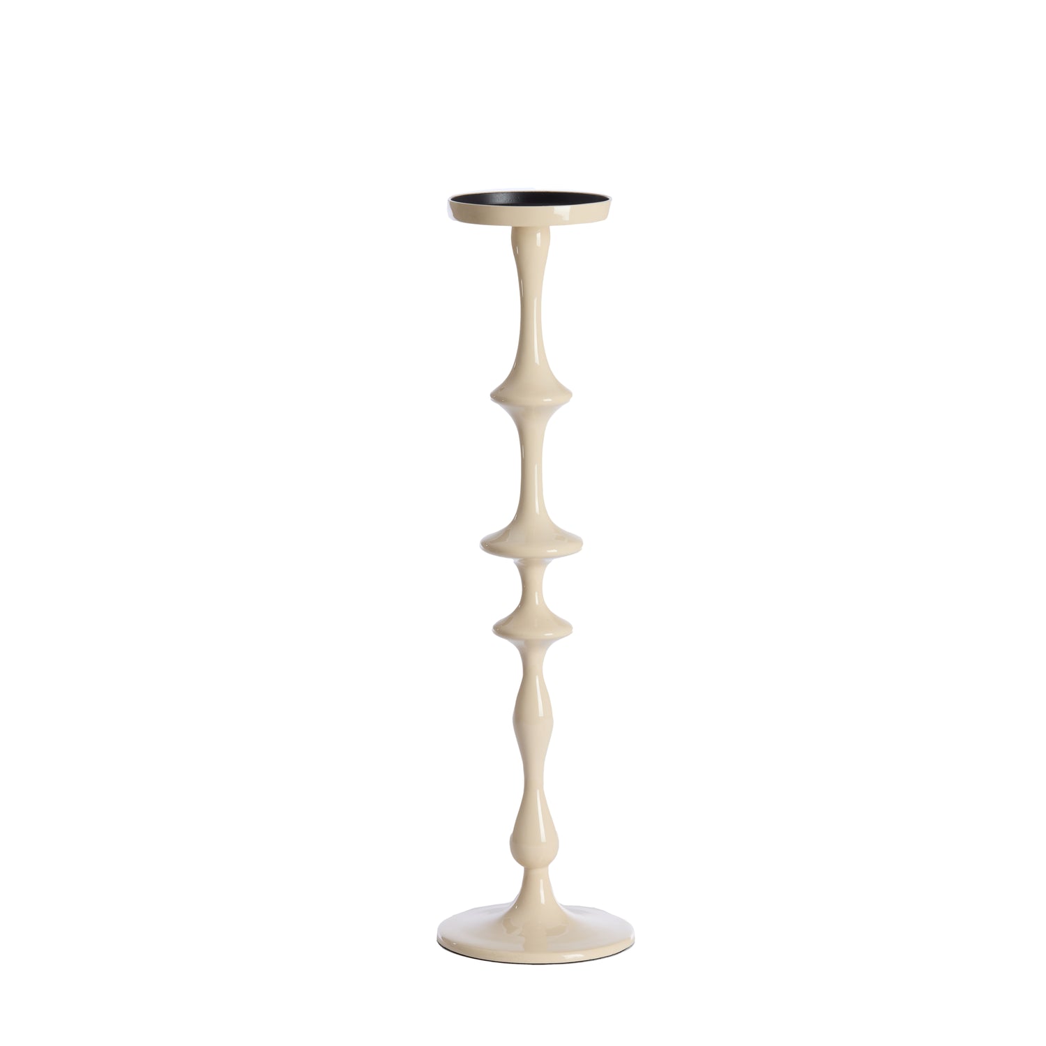 Light & Living Light&living Kaarsenhouder Ø14x51 cm VICARI glans crème