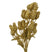 Clayre & Eef Kunstbloem 35 cm Goudkleurig Kunststof