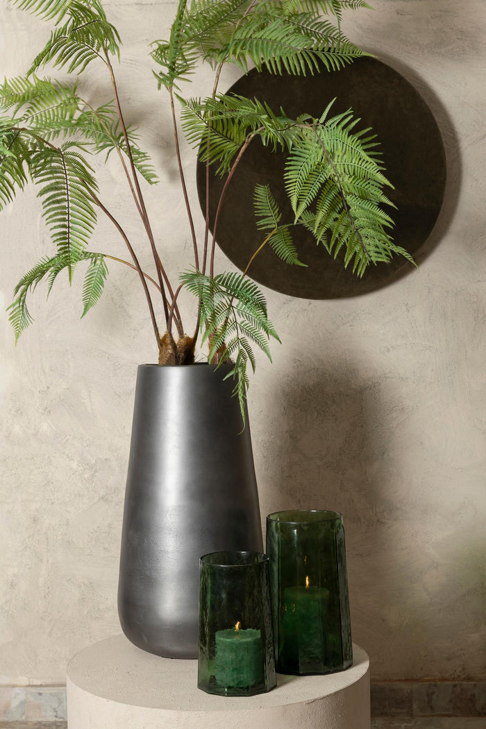 PTMD Pernella Green Ribbed Glass Stormlight M