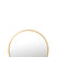 J-Line spiegel Mona Rond - ijzer|glas - goud - large - Ø 80 cm