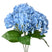 Clayre & Eef Kunstbloem Hortensia 45 cm Blauw Kunststof