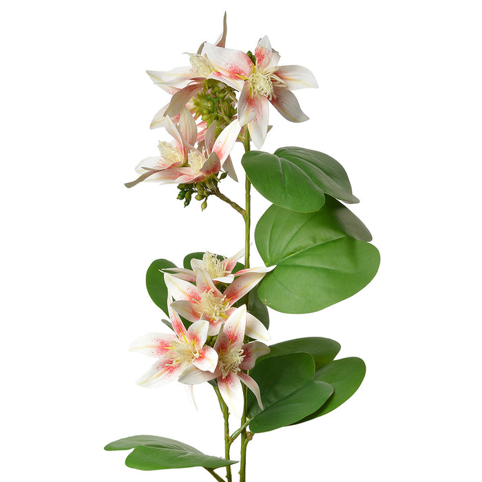 Clayre & Eef Kunstbloem 80 cm Wit Kunststof