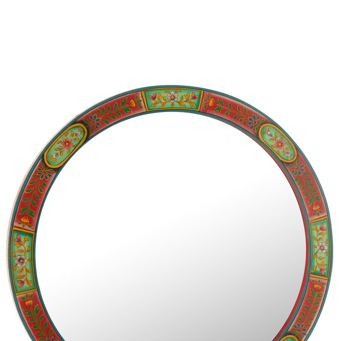 J-Line Spiegel Rond Kader Mumbai Mdf Mix