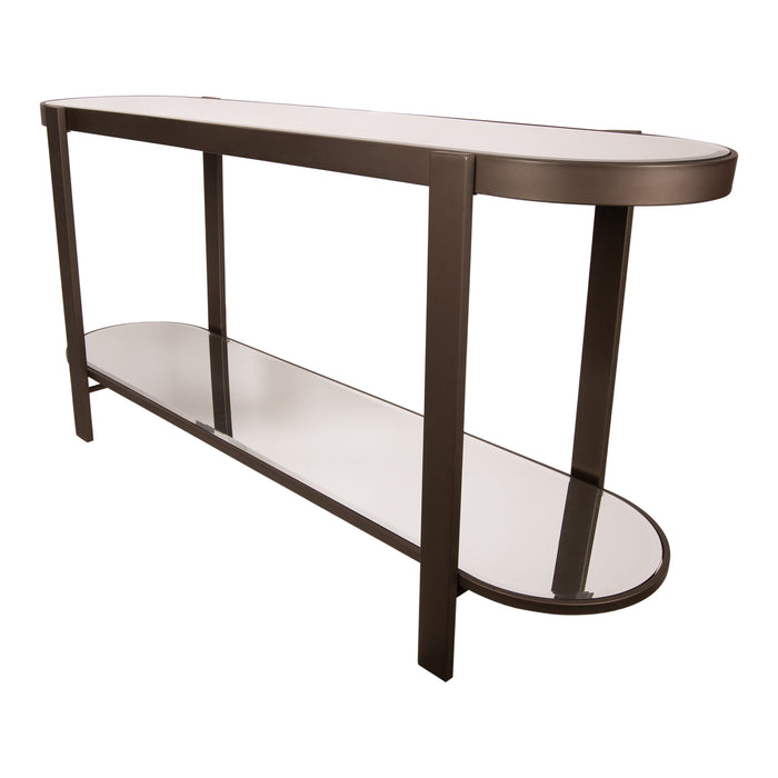PTMD Yozan Console Table Mirror Metal Legs