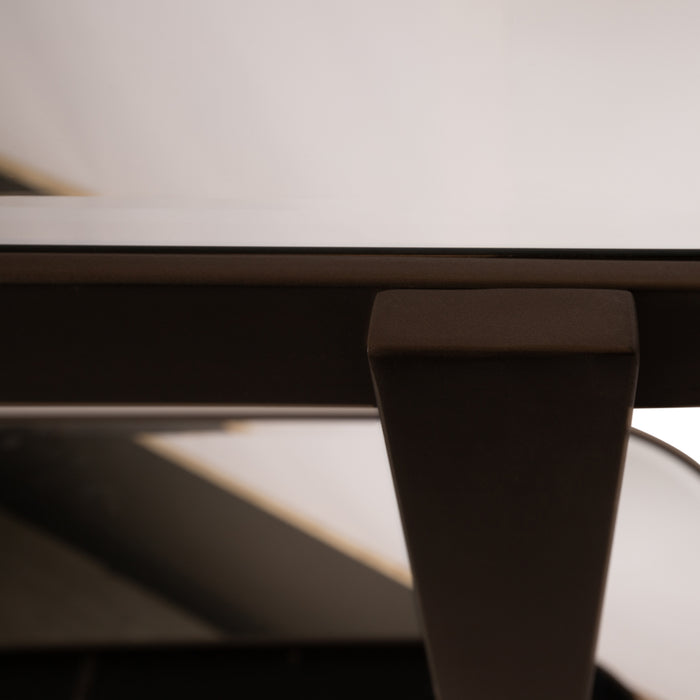 PTMD Yozan Console Table Mirror Metal Legs