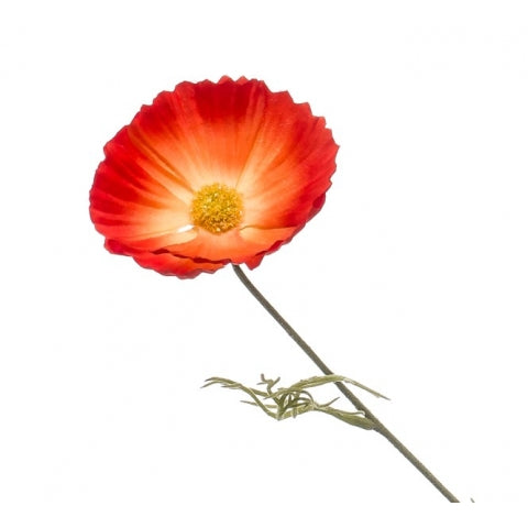 Fleurdirect Kunstbloem Cosmos Spray - Oranje|Rood - Polyester