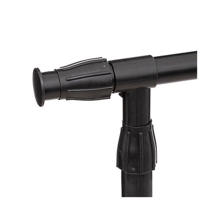 5Five Kledingrek - zwart - metaal - 145 x 41 x 160 cm - staand