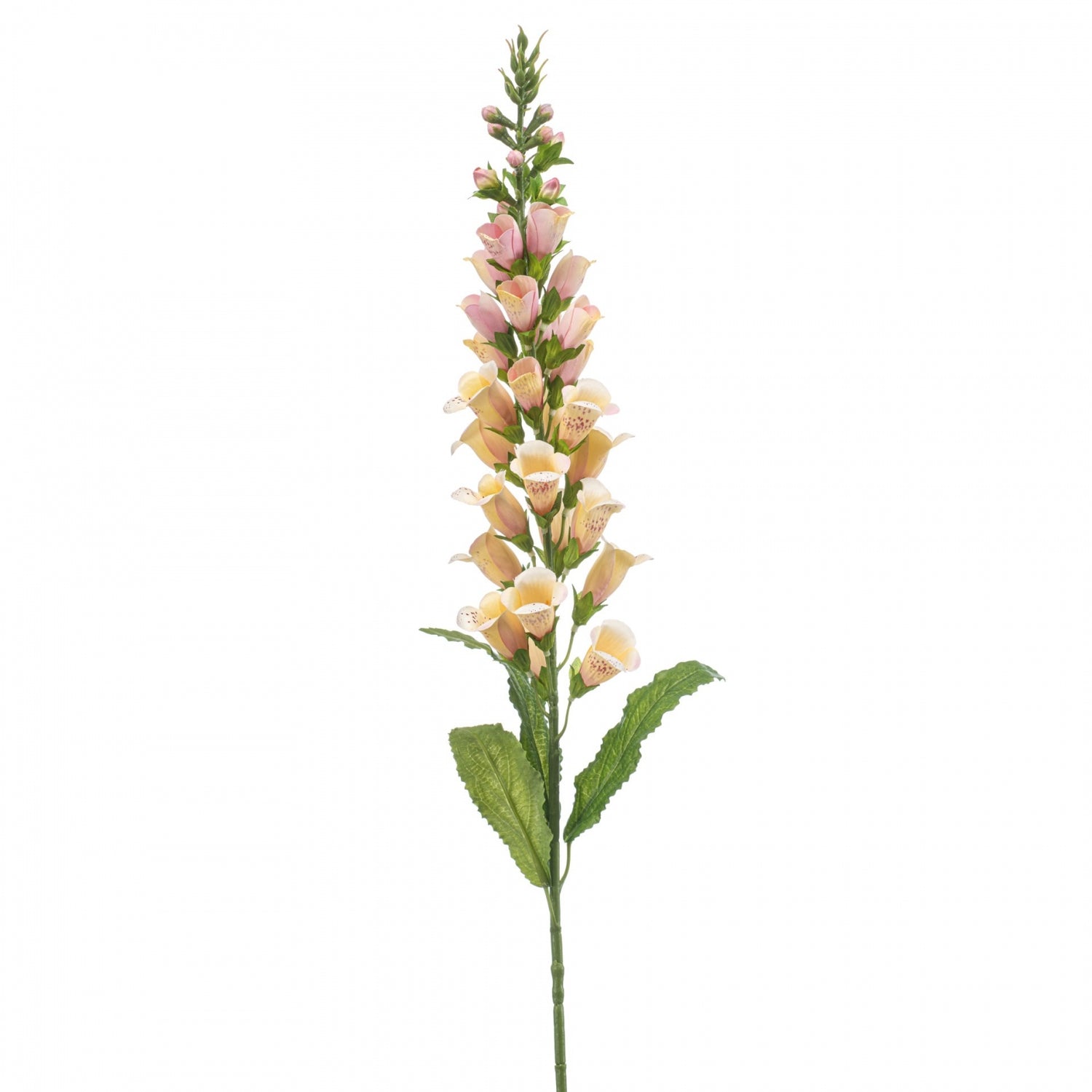 Fleurdirect Kunstbloem Digitalis - Geel - Polyester - 0x97x0cm (BxHxD)