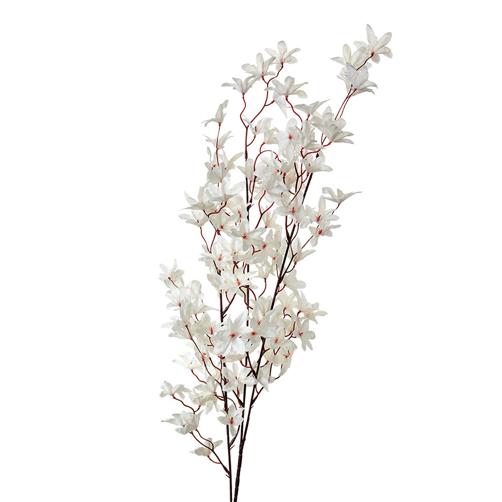 Clayre & Eef Kunstbloem 110 cm Wit Kunststof