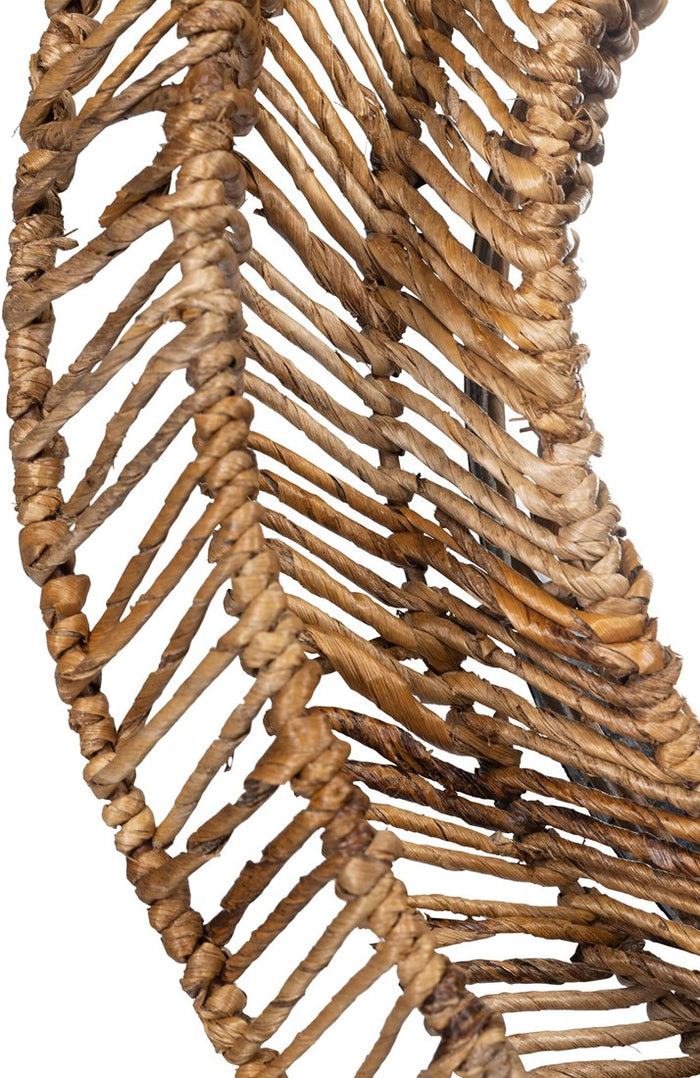 MUST Living Mirror San Miguel large,Ø100x11 cm, Abaca