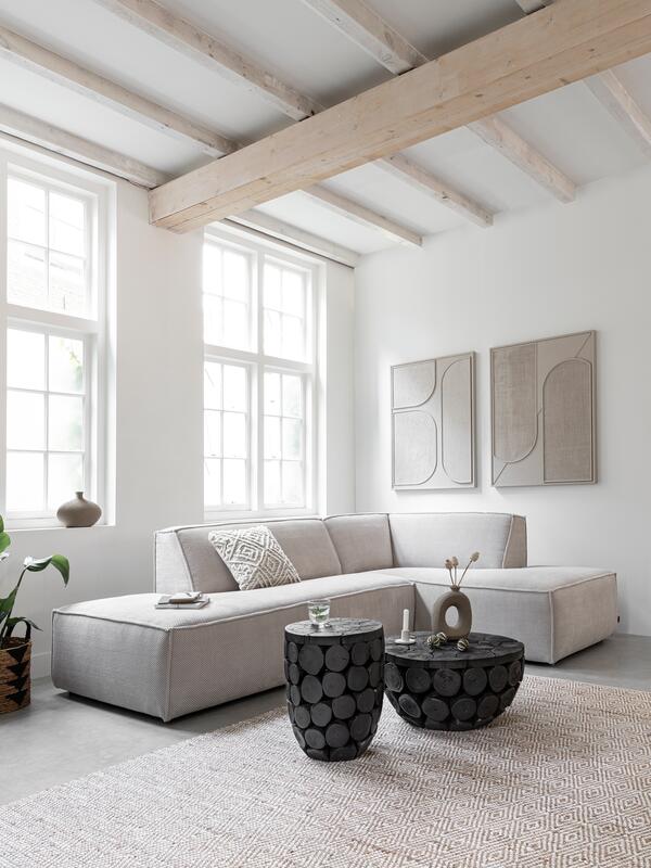 MUST Living Wall Panel Elyn Cream small,102x76x4 cm, cream jute