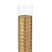 J-line - Kaarshouder Zuil Metaal|glas Goud Small - 21.5x21.5x86cm