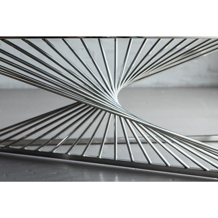 Kare Design Laser console zilver 120x40cm