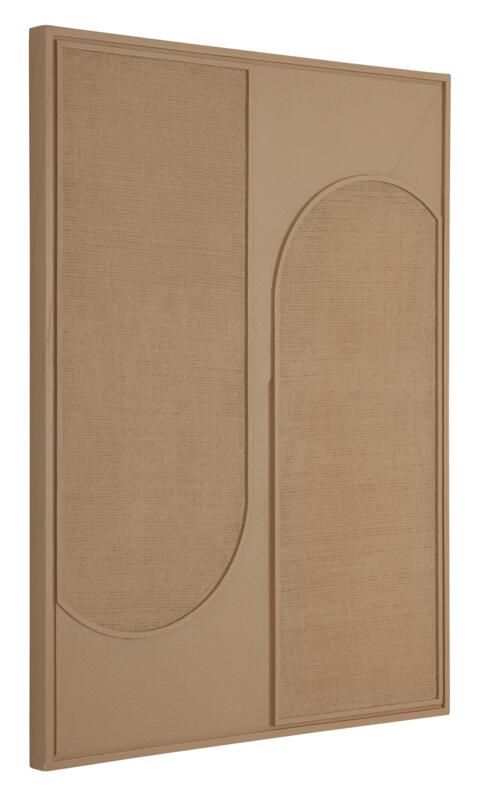 MUST Living Wall Panel Elyn Brown small,102x76x4 cm, brown jute