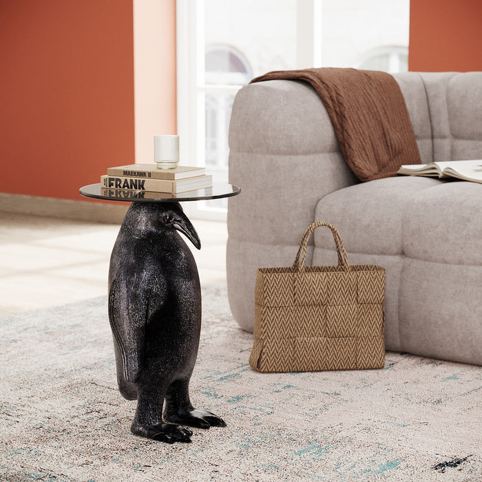 Bijzettafel Animal Ms pinguïn Ø32cm Kare Design