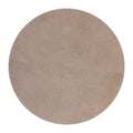 PTMD Nabdia Taupe Suede Round Bowl And Wall Panel L
