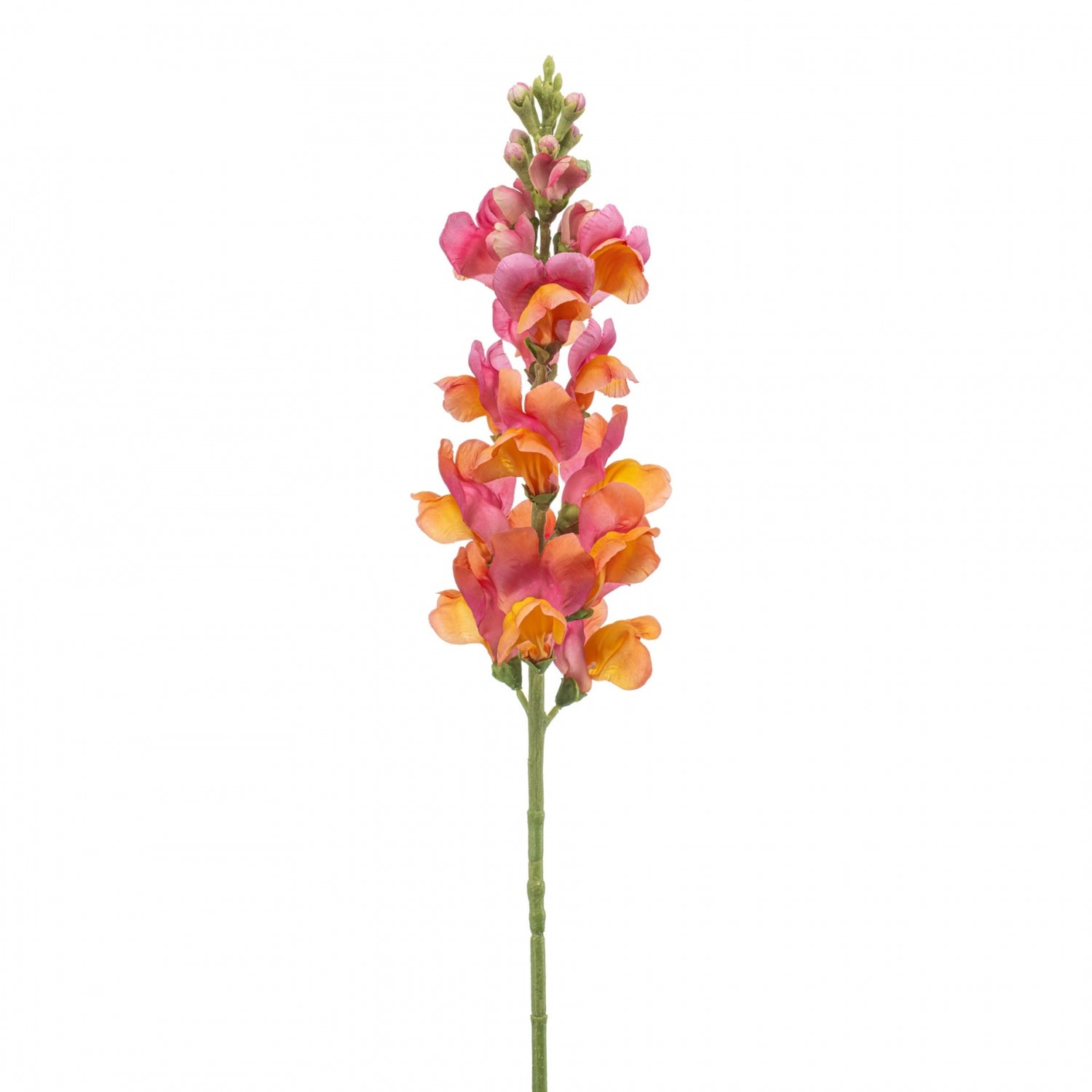 Fleurdirect Kunstbloem Antirrhinum - Oranje|Roze - Polyester