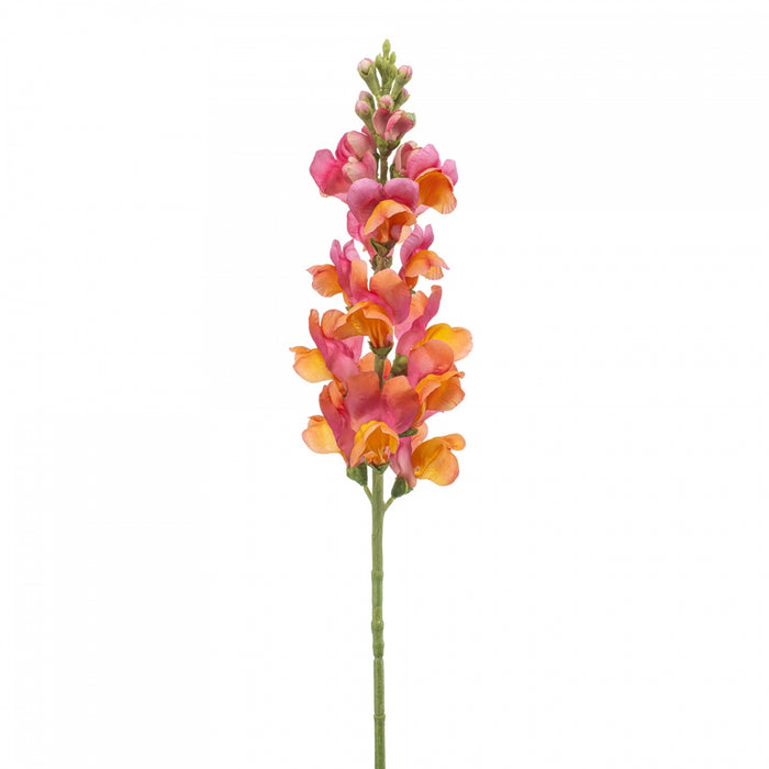 Fleurdirect Kunstbloem Antirrhinum - Oranje|Roze - Polyester
