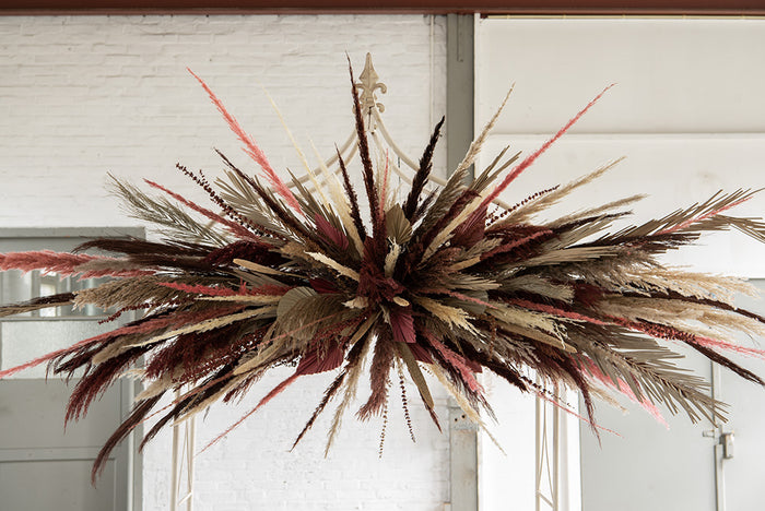 Clayre & Eef Droogbloemen  85 cm Rood Droogbloemen Droogboeket