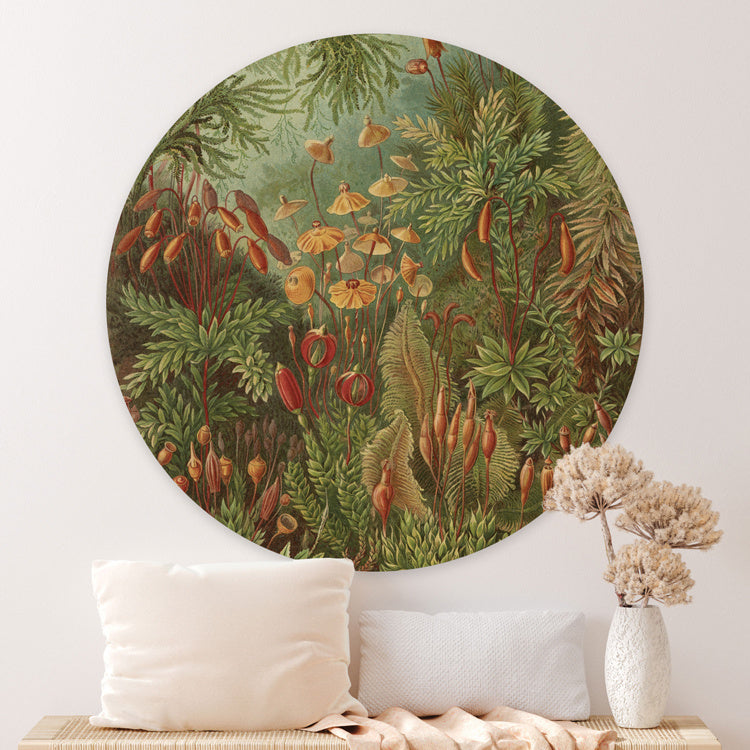 Wandcirkel Tropische Bloemen