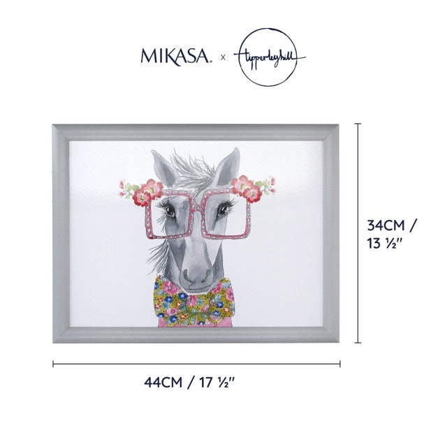 Laptray, Schootdienblad, Paard met Bril, 44 x 34 cm - Mikasa | Tipperl