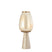 PTMD Berdand Beige Floor Stormlight Luster Glass Cone S