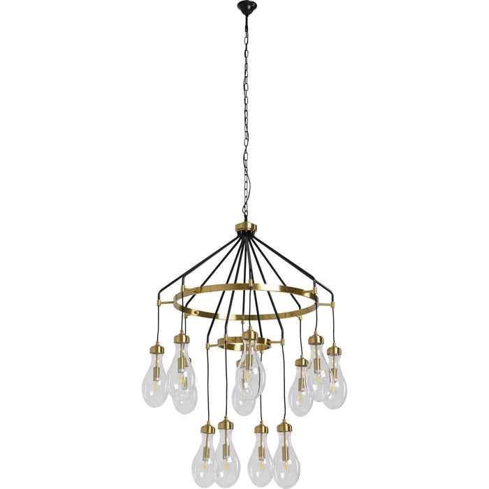 Hanglamp Bell Highlight goud Kare Design