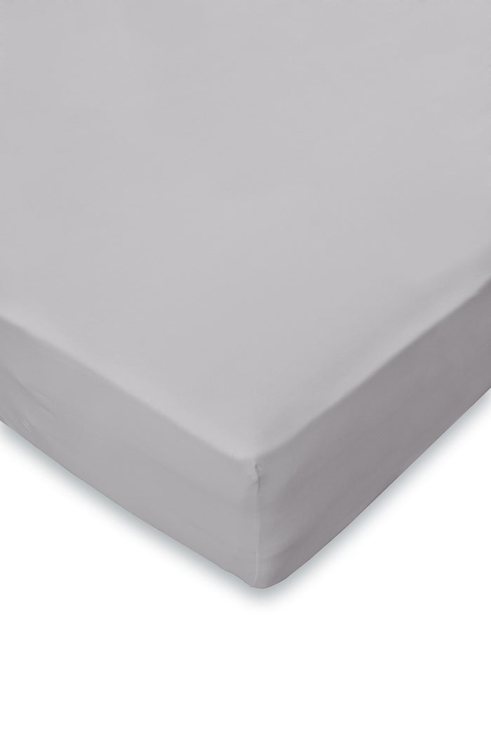 Dutch Dreams Hoeslaken Jersey Katoen - 25cm Hoek - 2x - licht grijs