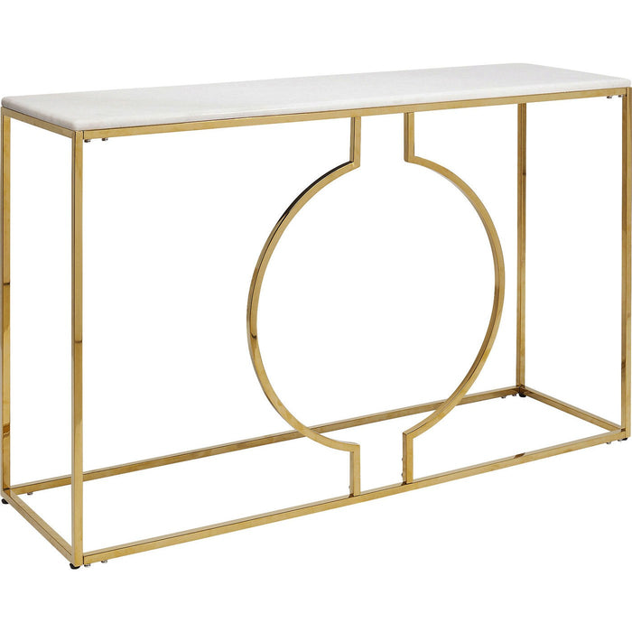 Kare Design Miami Loft console wit en goud 120x35cm