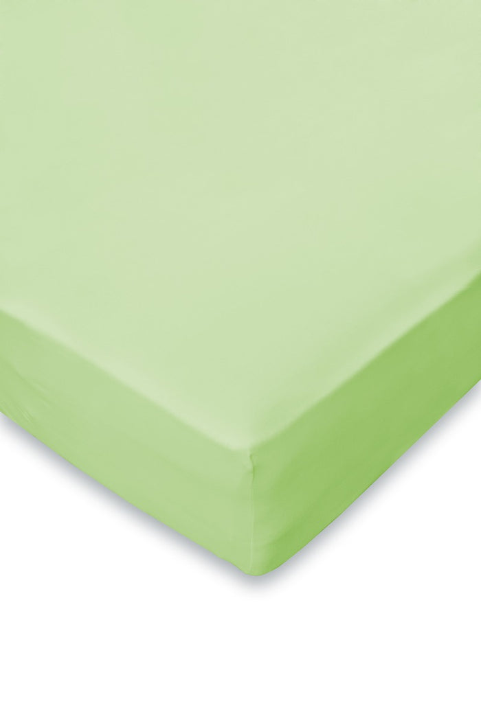 Dutch Dreams Hoeslaken Jersey Katoen - 25cm Hoek - 2x - Lime