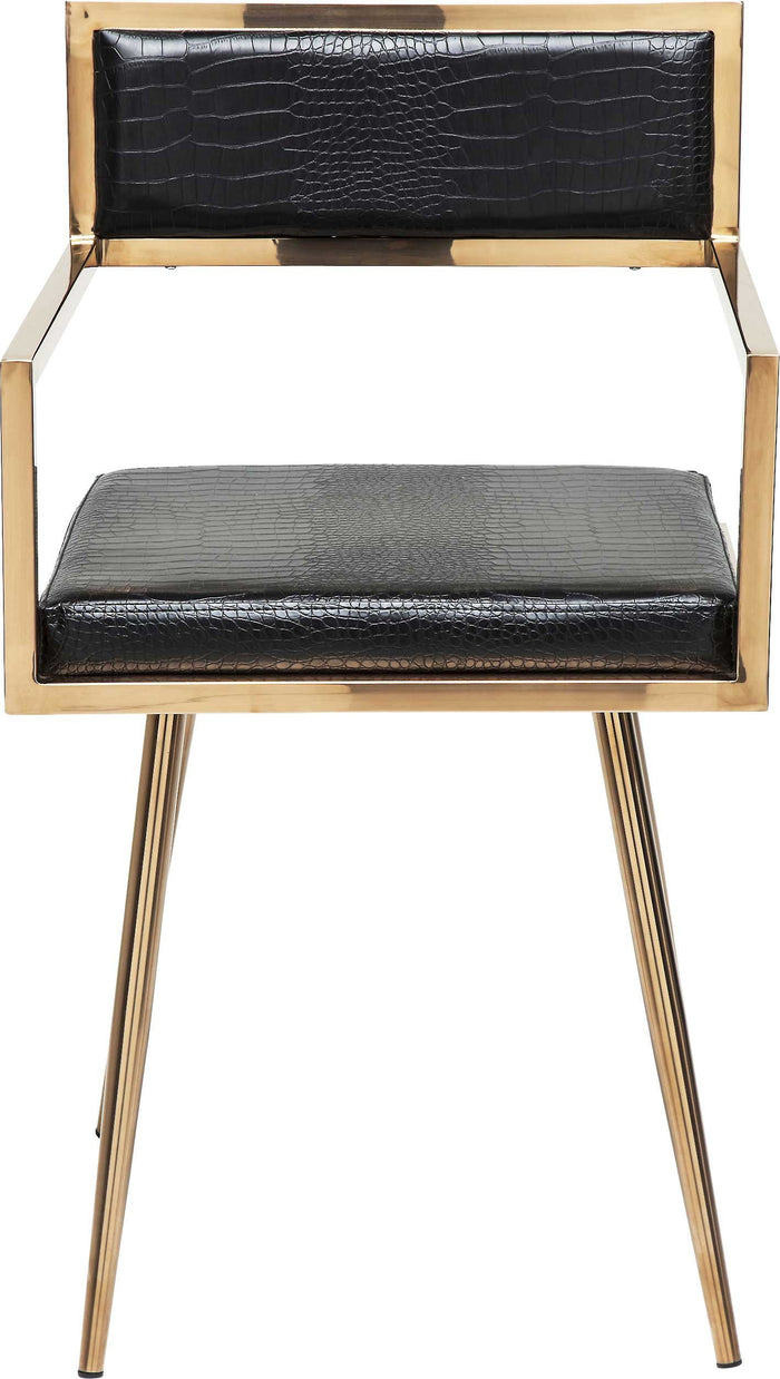 Kare Eetkamerstoel Jazz Rosegold