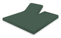 Eleganzzz Splittopper Hoeslaken Jersey Katoen Stretch - dark green