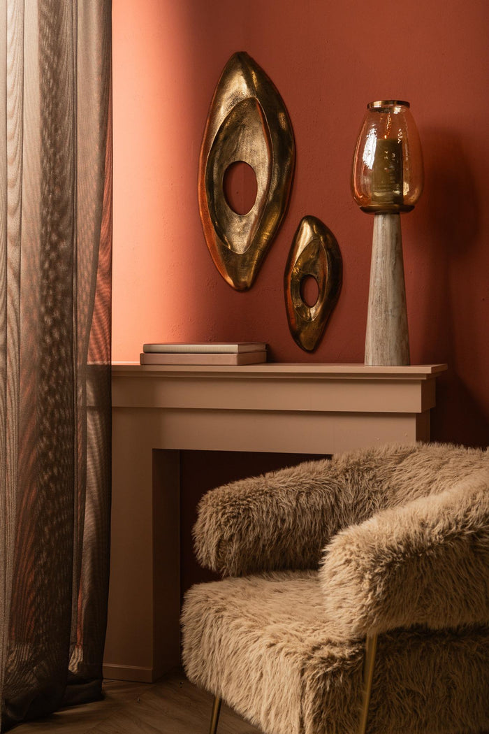 PTMD Kellaine Brass Casted Alu Wall Panel Small