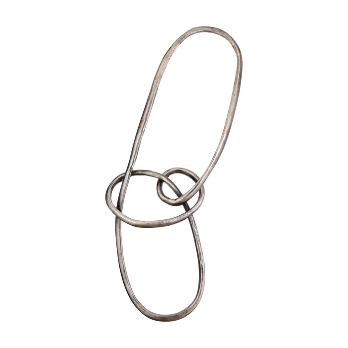 PTMD Wun Nickel Casted Alu Knot Wall Decoration Oval