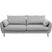 Sofa Amalfi 2-Zits grijs Kare Design