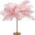 Tafellamp veren roze Kare Design