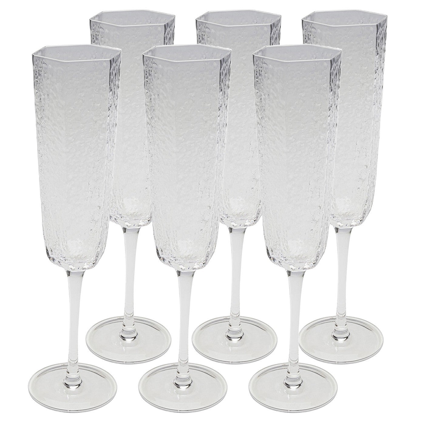 Kare Design Cascata champagneglazen 6st