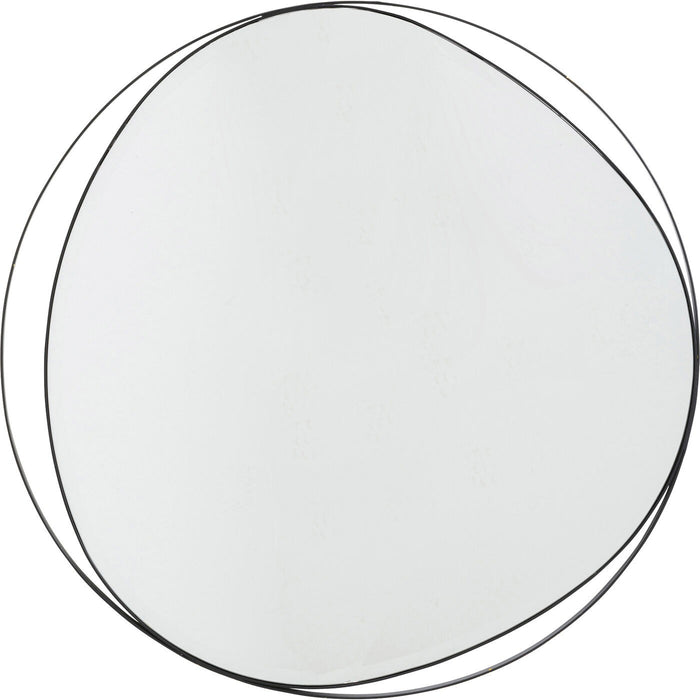 Spiegel Bonita zwart Ø80cm Kare Design